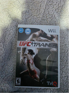 THQ UFC Personal Trainer Wii Video Game One Size White Black